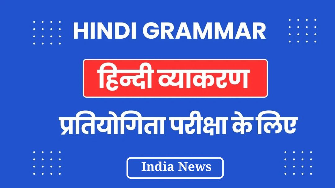 HINDI GRAMMAR PRACTICE TEST
